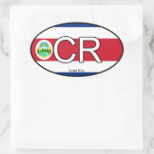Costa Rica Euro Sticker (Tas)