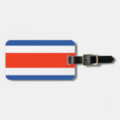 Costa Rica Flag Bagagelabel (Voorkant horizontaal)