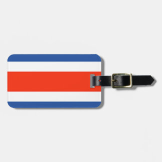 Costa Rica Flag Bagagelabel