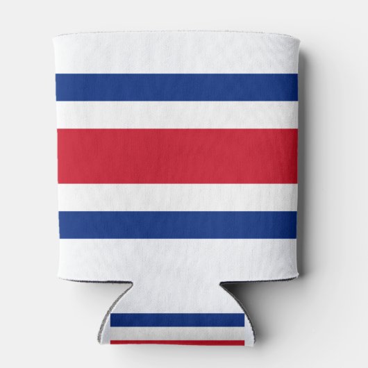 Costa Rica Flag Blikjeskoeler (Achterkant)