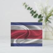 Costa Rica Flag Briefkaart (Staand voorkant)