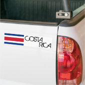 Costa Rica Flag Bumpersticker (Op Truck)