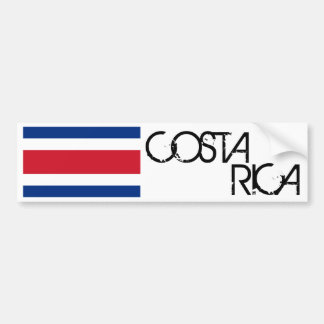 Costa Rica Flag Bumpersticker