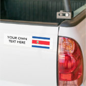 Costa Rica Flag Bumpersticker (Op Truck)