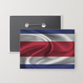 Costa Rica Flag Button (Voorkant / Achterkant)