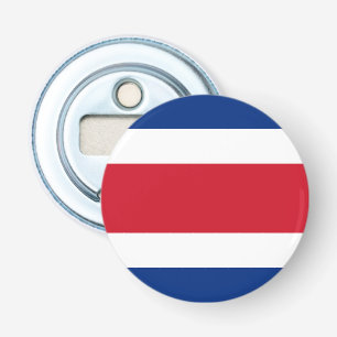 Costa Rica Flag Button Flesopener