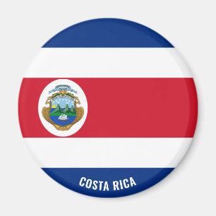 Costa Rica Flag Charming Patriotic Magneet