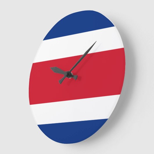 Costa Rica Flag Grote Klok (Hoek)