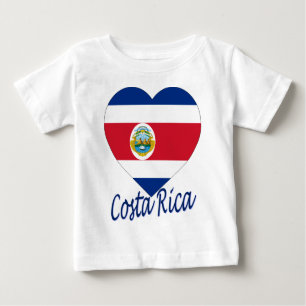 Costa Rica Flag Heart