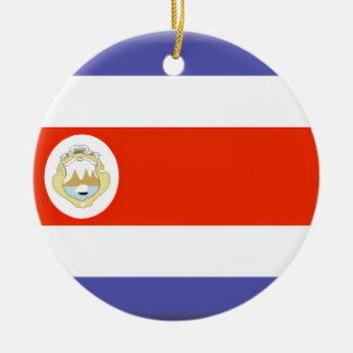 Costa Rica Flag Keramisch Ornament