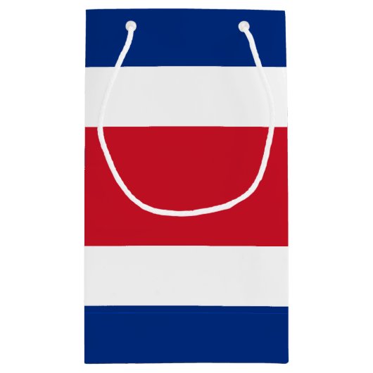 Costa Rica Flag Klein Cadeauzakje (Achterkant)