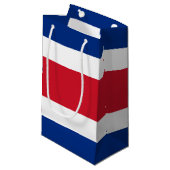 Costa Rica Flag Klein Cadeauzakje (Voorkant Gekanteld)