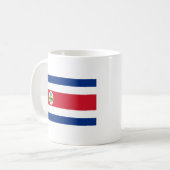 Costa Rica Flag Koffiemok (Voorkant links)