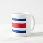 Costa Rica Flag Koffiemok (Voorkant rechts)