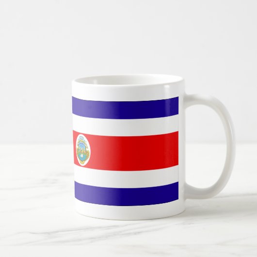Costa Rica Flag Koffiemok (Rechts)
