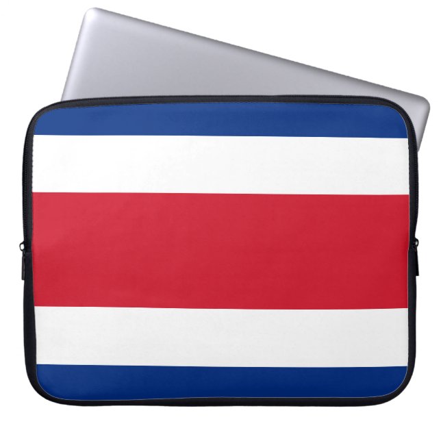 Costa Rica Flag Laptop Sleeve (Voorkant)
