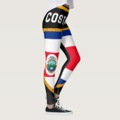 Costa Rica Flag Leggings (Rechts)