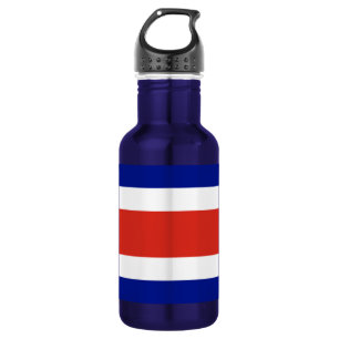 Costa Rica Flag Liberty Bottle Waterfles
