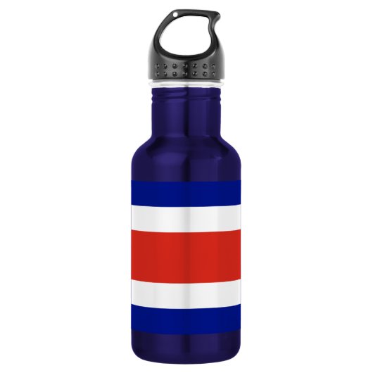 Costa Rica Flag Liberty Bottle Waterfles (Voorkant)