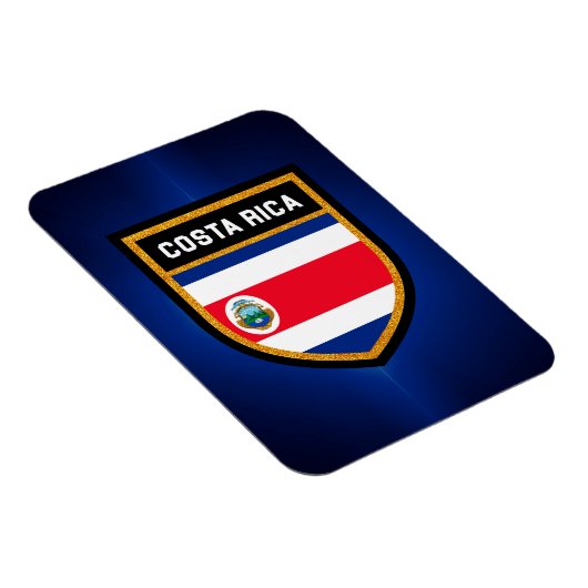 Costa Rica Flag Magneet (Rechterzijde)