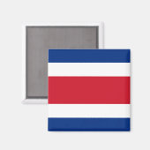 Costa Rica Flag Magneet (Voorkant / Achterkant)