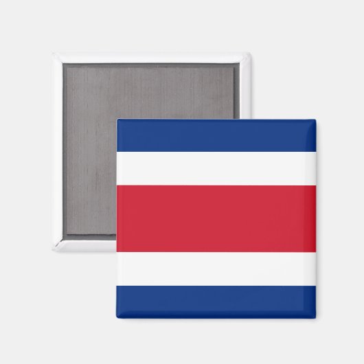 Costa Rica Flag Magneet (Voorkant / Achterkant)