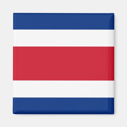 Costa Rica Flag Magneet (Voorkant)