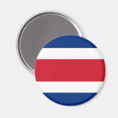 Costa Rica Flag Magnet (Voorkant / Achterkant)