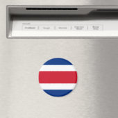 Costa Rica Flag Magnet (Insitu (Vaatwasser))