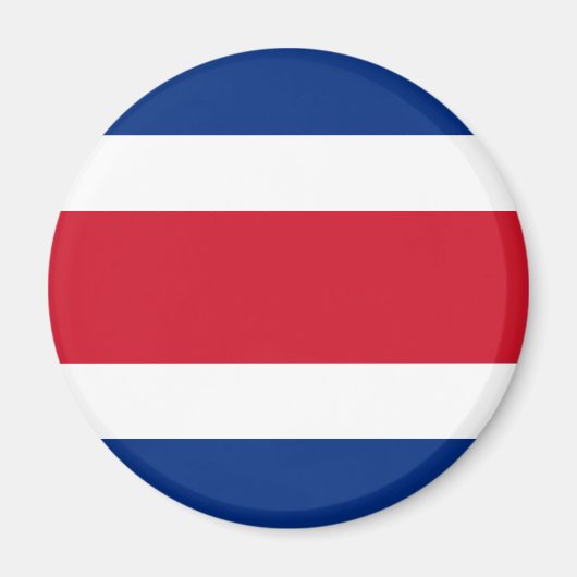 Costa Rica Flag Magnet (Voorkant)