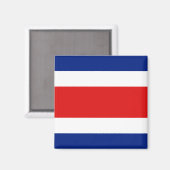 Costa Rica Flag Magnet (Voorkant / Achterkant)