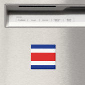 Costa Rica Flag Magnet (Insitu (Vaatwasser))