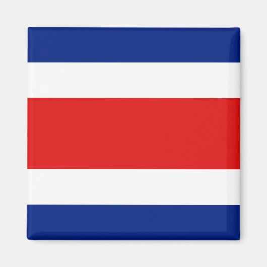 Costa Rica Flag Magnet (Voorkant)