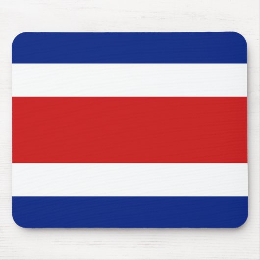 Costa Rica Flag Mousepad Muismat (Voorkant)