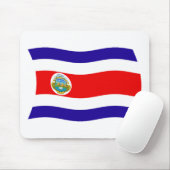 Costa Rica Flag Mousepad Muismat (Met muis)