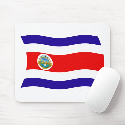 Costa Rica Flag Mousepad Muismat (Met muis)