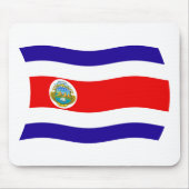 Costa Rica Flag Mousepad Muismat (Voorkant)