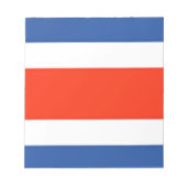 Costa Rica Flag Notitieblok (Voorkant)