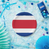 Costa Rica Flag Papieren Bordje (Feest)