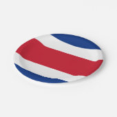 Costa Rica Flag Papieren Bordje (Gekanteld)