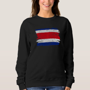 Costa Rica Flag Pride Friendship Proud Peace Vinta Trui