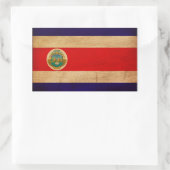 Costa Rica Flag Rechthoekige Sticker (Tas)