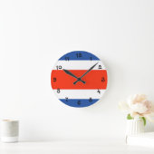 Costa Rica Flag Ronde Klok (Huis)