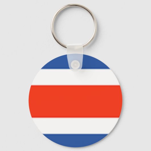 Costa Rica Flag Sleutelhanger (Voorkant)
