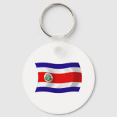 Costa Rica Flag Sleutelhanger (Voorkant)