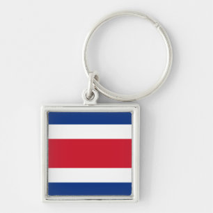 Costa Rica Flag Sleutelhanger