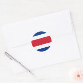 Costa Rica Flag Sticker (Envelop)