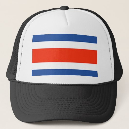 Costa Rica Flag Trucker Pet (Voorkant)