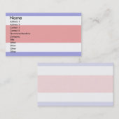 Costa Rica Flag Visitekaartje (Voorkant / Achterkant)