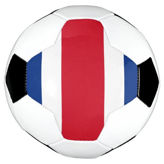 Costa Rica Flag Voetbal (Gedraaid)